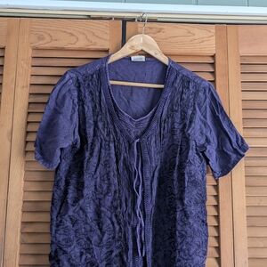 Purple Lace Women's Top